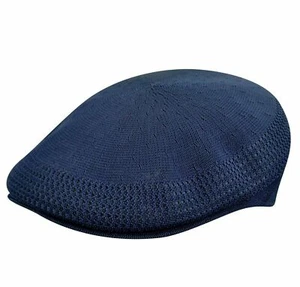 KANGOL Hat 504 Tropic Ventair Summer Flat Cap 0290BC Navy Blue Sizes: S - XL - Picture 1 of 4