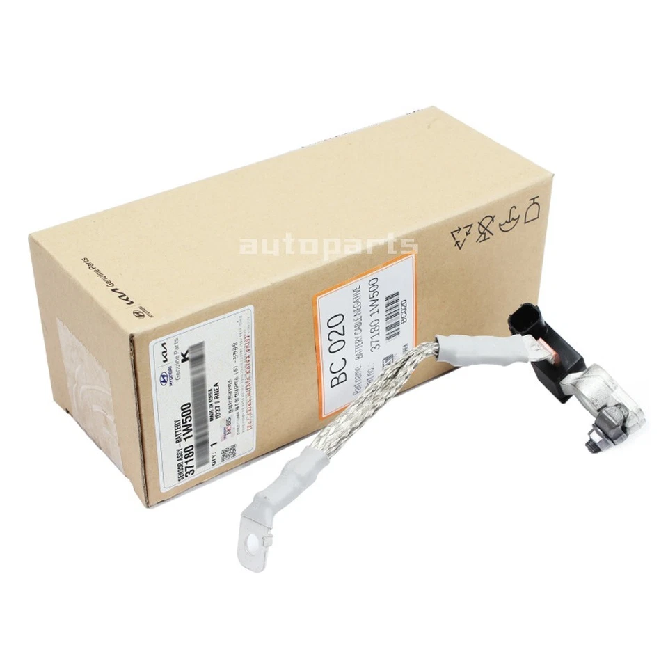Genuine 371801W500 Battery Cable Negative 60Ah For Kia Rio 2012-2015 - Imagem 1 de 4