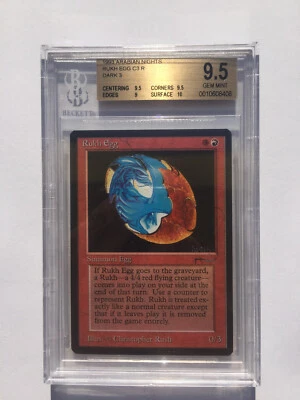 BGS 9.5 | Rukh Egg [Dark] | MtG Arabian Nights | Gem Mint (PSA CGC 10) - Image 1 of 2