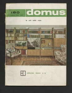 1942 Enrico Ciuti Clock Ceramics DOMUS 180 C. CATTANEO C. RAVA Giovani SPOSI - Picture 1 of 2