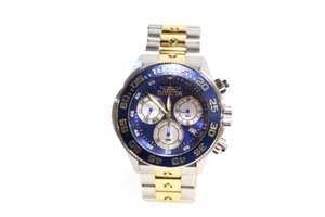 Invicta Men 50mm Pro Diver Ronda Z60 Chronograph Blue Dial Tt Ss Bracelet Watch - Picture 1 of 6