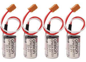 4-Pack New  CPM2A-BAT01 3.6V 1000mAh PLC Battery For OMRON CPM2A/CQM1H ER3V - Picture 1 of 5