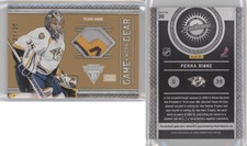 2011-12 Panini Titanium Game-Worn Gear Patch /25 Pekka Rinne #30 Patch