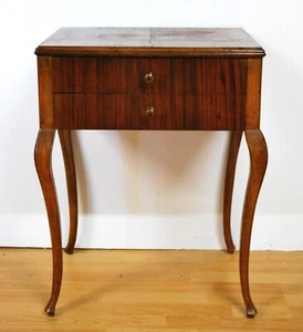 Wunderschöner, Biedermeier Beistelltisch, Beistellschrank, Vollholz - Bild 1 von 6