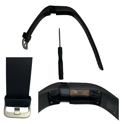 Pulsera de repuesto Fitbit Charge HR original OEM pequeña negra - Piezas Foto 1 de 3