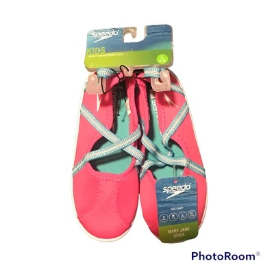 Speedo Mary Jane Zapatos de Agua Niñas Pequeñas Grandes (9/10) NUEVO Foto 1 de 4