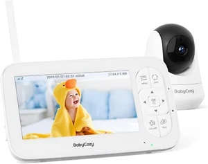 Babycozy Baby Video Monitor Babyphone mit Kamera und Audio, 5" 720P - Bild 1 von 11