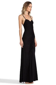 $215 Rachel Pally CHRISSY Sweatheart Neck Strapless Black Maxi Dress XS - Picture 1 of 3