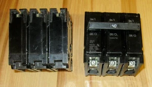 T&B Thomas & Betts 40A 40 Amp 3 or Triple Pole Type TB Circuit Breaker TB340 - Picture 1 of 1