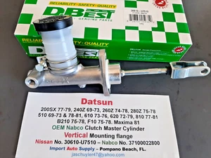 Nabco Clutch Master Cylinder fits Datsun 240Z,260Z, 280Z, 510, 610, 620, 710,810 - Picture 1 of 4