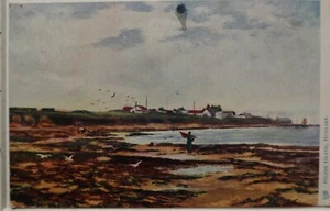 OLD POSTCARD 1908 HOYLAKE HILBRE ISLAND - Picture 1 of 2