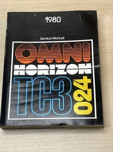 1980 Dodge Omni 024 Plymouth Horizon TC3 Factory Service Repair Manual Chrysler - Bild 1 von 6