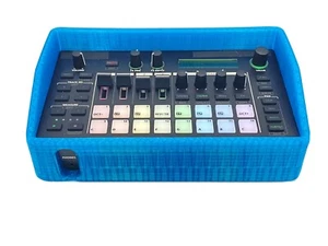 Case For Roland MC-101.  3D Printed Rubber Protective Case. Teal - Picture 1 of 12