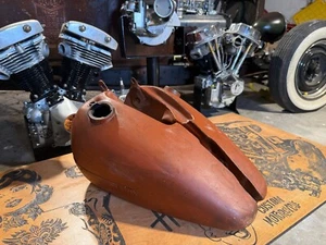 Old Harley Davidson Panhead Gas Tanks Tank EL FL - Picture 1 of 16