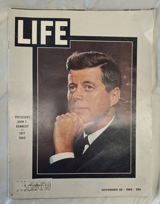 Lot of 4 JFK  November 1963, Kennedy Memorial Edition * LOOK 1963,  Chicago Trib Foto 1 de 4