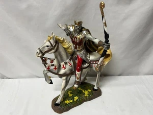 RARA ESTATUA DE LOS CUATRO JINETES DEL APOCALIPSIS "CONQUISTA" - Imagen 1 de 17