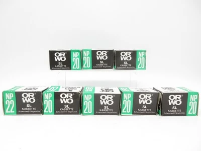 8 Stück - Konvolut abgelaufener ORWO SL Kassetten NP 20 Black&White-Mystery Pack - Bild 1 von 3