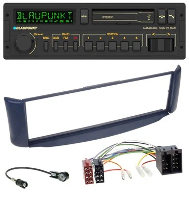 Blaupunkt USB DAB Bluetooth MP3 Autoradio für Smart ForTwo 450 blau ohne Metalls - Bild 1 von 4