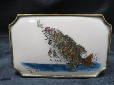 BTS SOILD BRASS BELT BUCKLE DESIGNERS COLLECTION BY DOYLE YANCEY FISH - Image 1 of 4