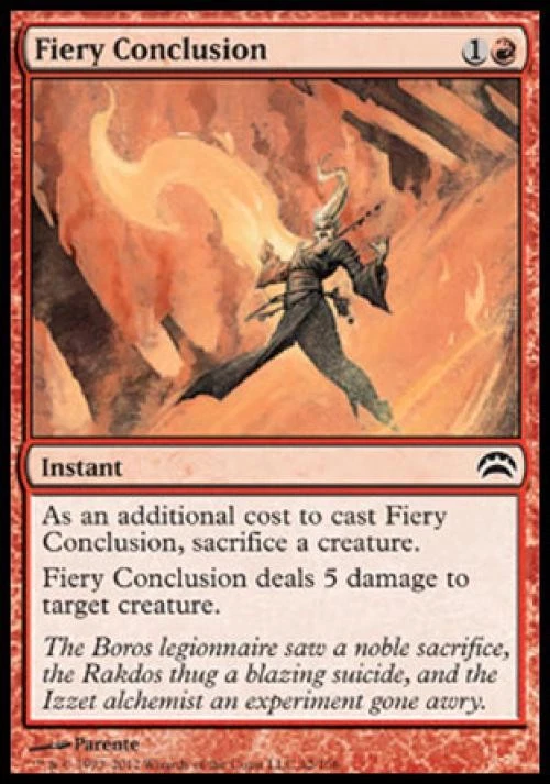 Fiery Conclusion - Light Play MTG Planechase 2012 - Image 1 of 1