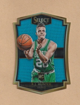 2015-16 Select - Premier Level Die-Cut R.J. Hunter #129 Blue Prizm 136/199 (RC) - Image 1 of 3