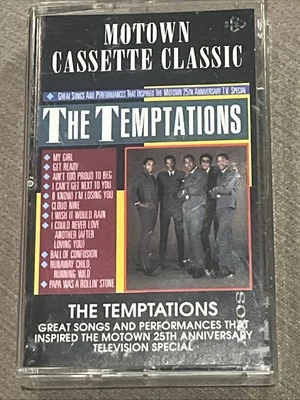 THE TEMPTATIONS Great Songs SEALED Cassette Tape SOUL Motown 25th Anniversary - Image 1 of 2