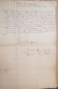 Lettre des frères mineurs aux consuls de la ville d'Avignon | Bon état - Foto 1 di 1