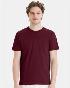 Hanes Perfect-T T-Shirt - Maroon - Hanes 4980 - Picture 1 of 2