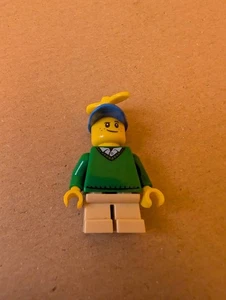 LEGO Holiday - Junge grüner Pullover, blaue Mütze (hol163) Minifigur Top Zustand - Bild 1 von 4
