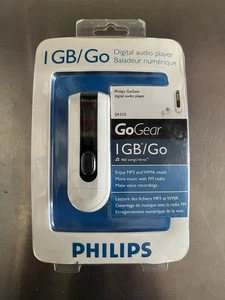 Nuevo y sellado Philips GoGear SA2115 blanco 1 GB reproductor de audio digital / equipo Go - Imagen 1 de 2