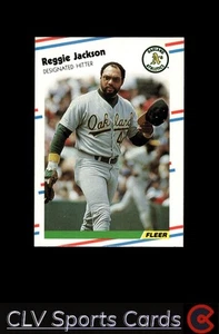 Baseball sports Fleer Reggie Jackson Oakland Athletics - Picture 1 of 2