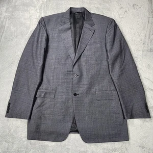 Canali Blazer Jacket Mens 44 Large Gray Wool Made Italy Sport Coat Nordstrom - Picture 1 of 17