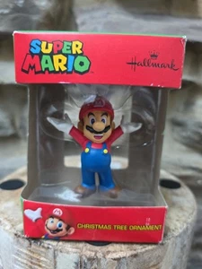 Super Mario Ornament 2020 Hallmark Holiday Nintendo 4” Christmas Tree Toy Figure - Picture 1 of 2