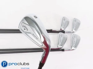 Nice Callaway ELYTE 6-PW IRON SET - KBS PGI 60 Regular Flex Graphite 439712 - Picture 1 of 6