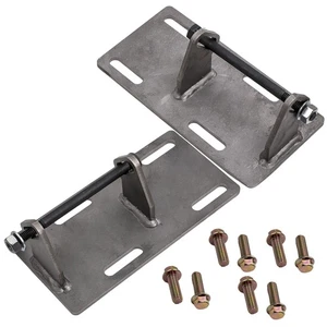 2 Pcs Motor Mount Adapter Swap Brackets for Chevy C10 LQ4 LQ9 1973-1987 - Bild 1 von 22