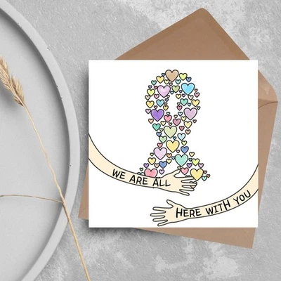 Card for Cancer Patient, Cancer Treatment Card, Encouragement Card, Support Card - Image 1 of 4