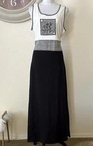 VINTAGE 90'S NINA PICCALINO WOMEN'S MAXI DRESS WITH MATCHING JACKET SZ M - Picture 1 of 16