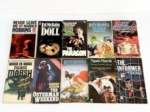 Vintage Mystery Thriller Suspense Book Bundle x 10 - Mixed Authors - Bild 1 von 4