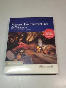 Vintage Microsoft Entertainment Pack 1 Software Windows 3.5" disks New Sealed - Picture 1 of 4
