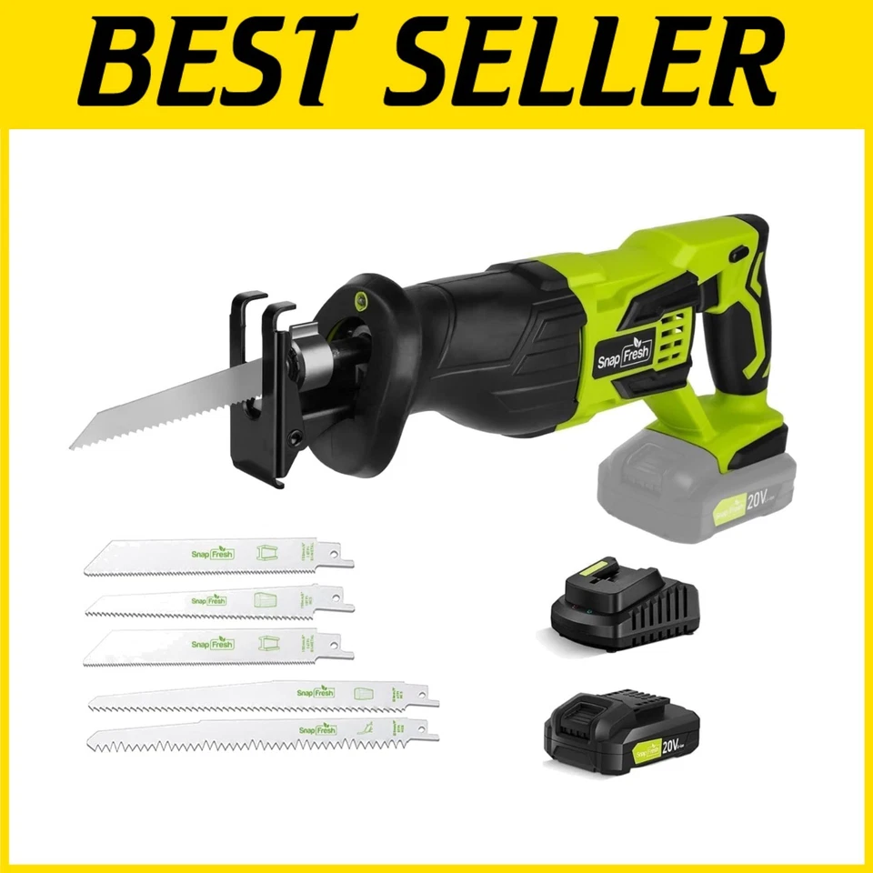 Lightweight 20V Reciprocating Saw - Tool-Free Blade Change - Image 1 of 4