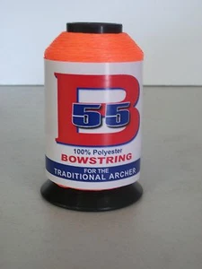 BCY B55 Bowstring Material 1/4lb Flo Orange Dacron Traditional Crossbow Recurve - Picture 1 of 1