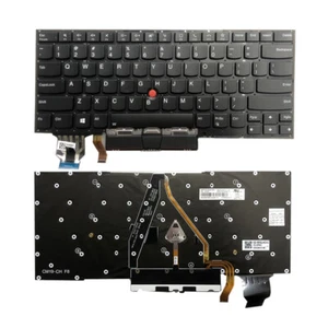 For Lenovo Thinkpad X1 Carbon 7th Gen US Keyboard Type 20QD 20QE 20R1 w/ Backlit - Picture 1 of 8