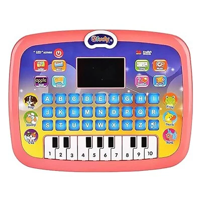 Tablet for Kids Educational Computer Interactive Audio and Video Teaching (Red) - Image 1 of 4