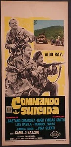 Poster SUICIDE COMMAND 1°ED.IT.1968 ALDO RAY, GAETANO CIMAROSA, PAMELA TUDOR - Picture 1 of 1