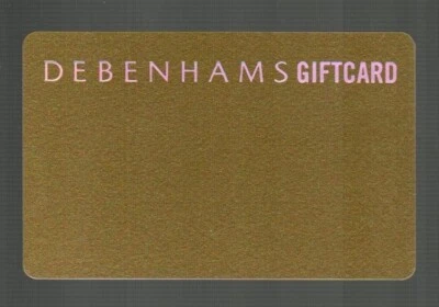 DEBENHAMS (Reino Unido) Logo Clásico Plata sobre Oro, Tarjeta de Regalo Coleccionable ($0) Foto 1 de 2