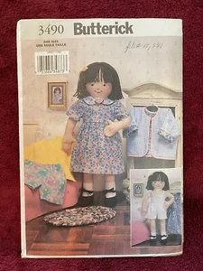 Butterick Craft Pattern 3490 - 18” Soft Maggie Doll, Uncut - Picture 1 of 3