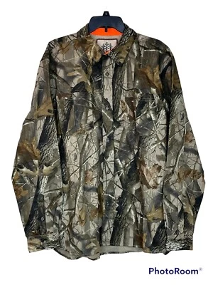 NWT Tallwoods Men's XL Hunting Shirt Long Sleeve Button-Down RealTree Hardwood - Image 1 of 4