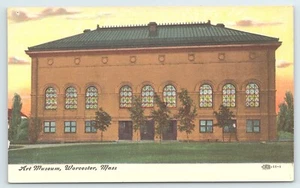 Cartolina Art Museum Worcester Massachusetts - Foto 1 di 2
