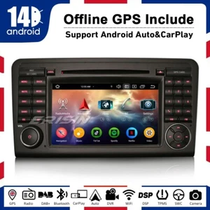 Unidad principal radio GPS Android 14 2din 8 núcleos Mercedes Benz clase ML/GL W164 X164 - Imagen 1 de 16