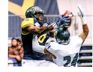 Foto de fútbol americano 8x10 firmada por Emmanuel Butler del norte de Arizona 2019 NFL - Imagen 1 de 1